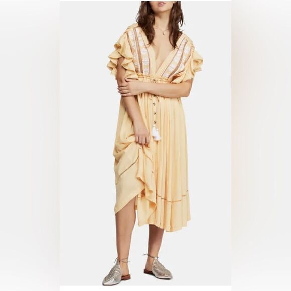 Free People Garbanzo Bean Dress - Picture 1 of 6